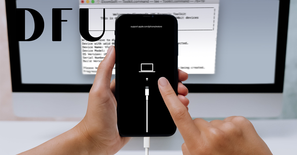 Как ввести iPhone в режим DFU